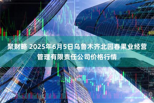 聚财略 2025年6月5日乌鲁木齐北园春果业经营管理有限责任公司价格行情