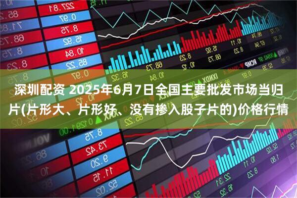 深圳配资 2025年6月7日全国主要批发市场当归片(片形大、片形好、没有掺入股子片的)价格行情