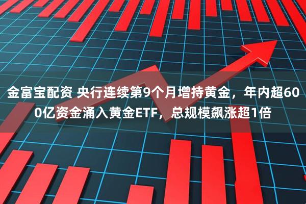 金富宝配资 央行连续第9个月增持黄金，年内超600亿资金涌入黄金ETF，总规模飙涨超1倍